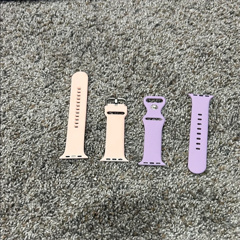 SHEIN Blush Silicone Watch Strap